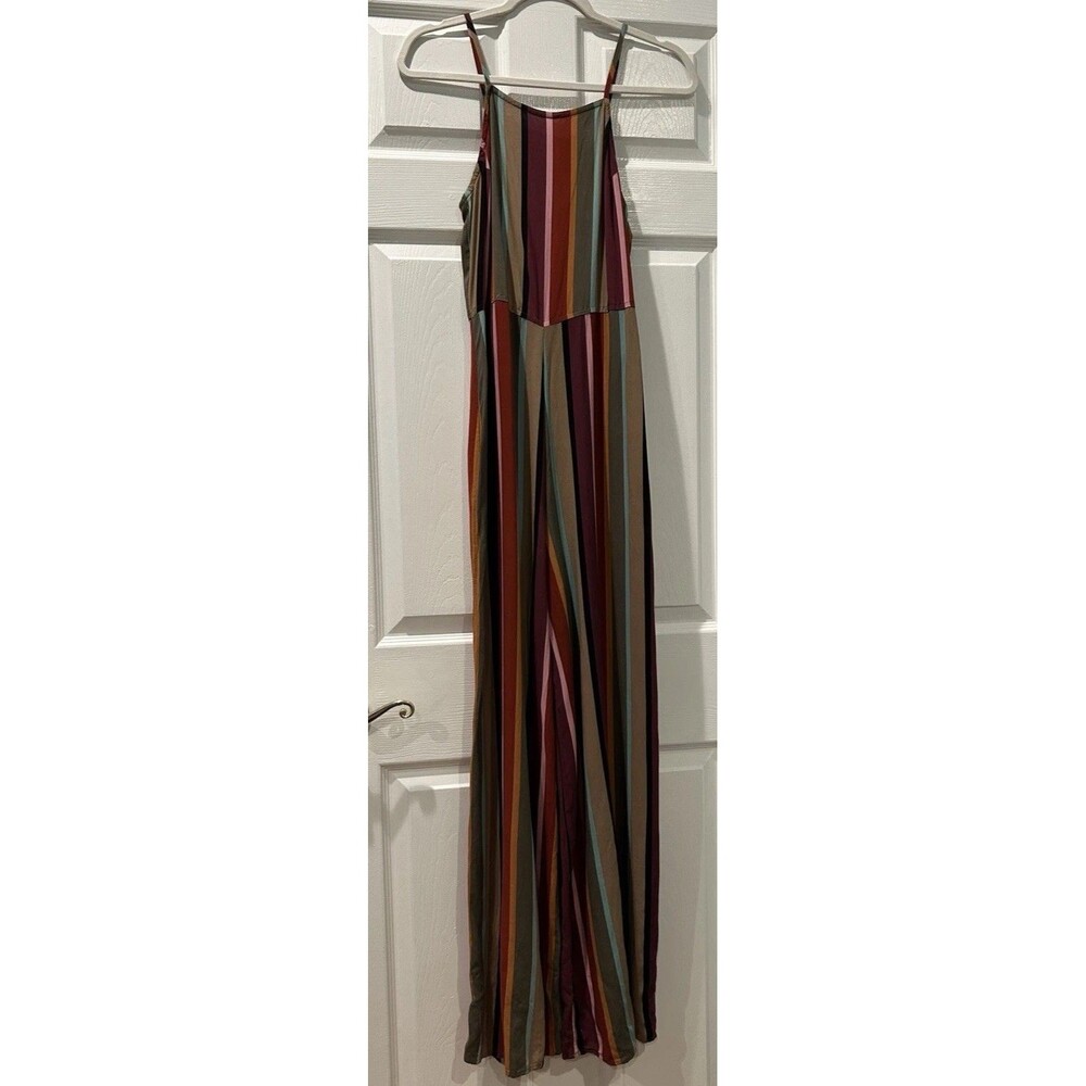 Blue Rain Francesca's Multicolor Stripe Palazzo Leg Jumpsuit
